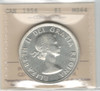 Canada: 1954 $1 Silver Dollar SWL ICCS MS64