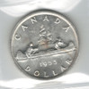 Canada: 1955 $1 Silver Dollar ICCS MS64 #7