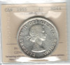 Canada: 1955 $1 Silver Dollar ICCS MS64 #24