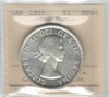 Canada: 1955 $1 Silver Dollar ICCS MS64 #27