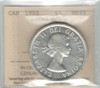 Canada: 1955 $1 Silver Dollar ICCS MS65 #4
