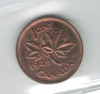 Canada: 1949 1 Cent A off Denticle ICCS MS64 Red #3