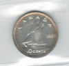 Canada: 1947 10 Cent ICCS MS65