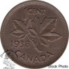 Canada: 1938 1 Cent AU50