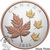 Canada: 2026 $50 Maple Leaves in Motion 5 oz Pure Silver Coin