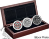 Canada: 2015 $25 Singing Moon Mask 3 Silver Coin Set *Scuffed Box*