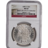 United States: 1885-O Morgan Dollar NGC MS63