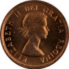 Canada: 1957 1 Cent UNC Red & Brown