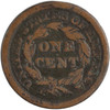 United States: 1848 1 Cent Braided Hair VG