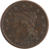 United States: 1842 1 Cent Braided Hair F Rim Nicks