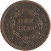 United States: 1842 1 Cent Braided Hair F Rim Nicks