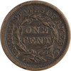 United States: 1854 1 Cent Braided Hair VF