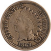 United States: 1863 1 Cent Indian F