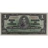 Canada: 1937 $1 Bank Of Canada Banknote Coyne-Towers M/N