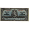 Canada: 1937 $5 Bank Of Canada Banknote Gordon-Towers K/C EF