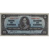 Canada: 1937 $5 Bank Of Canada Banknote Coyne-Towers D/S EF