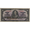 Canada: 1937 $10 Bank Of Canada Banknote Coyne-Towers M/T VF