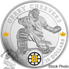Canada: 2015 $10 Goalies: Gerry Cheevers Boston Bruins NHL Silver Coin *No Outer Box*