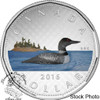 Canada: 2016 $1 Big Coin Series Coloured Dollar Coin *Writing on Box*