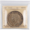 Canada: 1949 Silver Dollar ICCS MS64