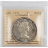 Canada: 1961 Silver Dollar ICCS MS64 #3