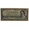 Canada: 1954 $1 Bank Of Canada Devil's Face Banknote  BC-29b F12