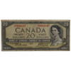 Canada: 1954 $20 Bank Of Canada Devil's Face Banknote  E/E BC-33b F12