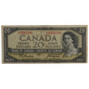 Canada: 1954 $20 Bank Of Canada Devil's Face Banknote  E/E BC-33b VF