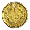 United States: 1853 Gold $1.00 Liberty Head - Ex Jewellery