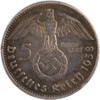 Germany: 1938 A Silver 5 Marks Third Reich