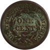 United States: 1848 Braided Hair Cent F (Corrosion)