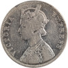 India: 1884 Silver One Rupee