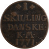 Denmark: 1771 1 Skilling