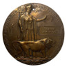 Great Britain: WWI Memorial Plaque Death Penny South Staffordshire Regiment
