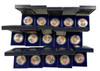United States: 1999-2000s $1 Silver 1 oz Eagle Coloured Lot (15 Pieces)