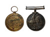 Great Britain: 1914-1918 WWI Medal Pair Loyal North Lancashire Regiment