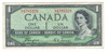 Canada: 1954 $1 Bank Of Canada Devil's Face  Banknote B/A