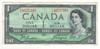 Canada: 1954 $1 Bank Of Canada Devil's Face  Banknote K/A