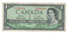 Canada: 1954 $1 Bank Of Canada Devil's Face  Banknote M/A #2