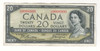 Canada: 1954 $20 Bank Of Canada Devil's Face  Banknote C/E #6
