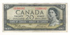 Canada: 1954 $20 Bank Of Canada Devil's Face  Banknote C/E #7