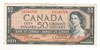 Canada: 1954 $50 Bank Of Canada  Banknote B/H #3