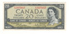 Canada: 1954 $20 Bank Of Canada Banknote F/W