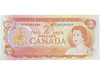 Canada: 1974 $2 Bank Of Canada Banknote Crow-Bouey BC-47a-i 3 Letters Lightly Circulated