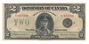 Canada: 1923 $2 Banknote - Dominion of Canada DC-26j VF30