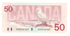 Canada: 1988 $50 Bank Of Canada Banknote EHP
