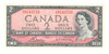 Canada: 1954 $2 Bank Of Canada Banknote Bouey-Rasminsky Uncirculated