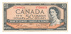 Canada: 1954 $50 Bank Of Canada Banknote Beattie-Rasminsky #7