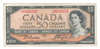 Canada: 1954 $50 Bank Of Canada Banknote Beattie-Coyne