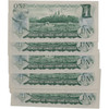 Canada: 1973 $1 Bank Of Canada Banknote Lawson-Bouey BC-46a 2 Letters 9x in Sequence